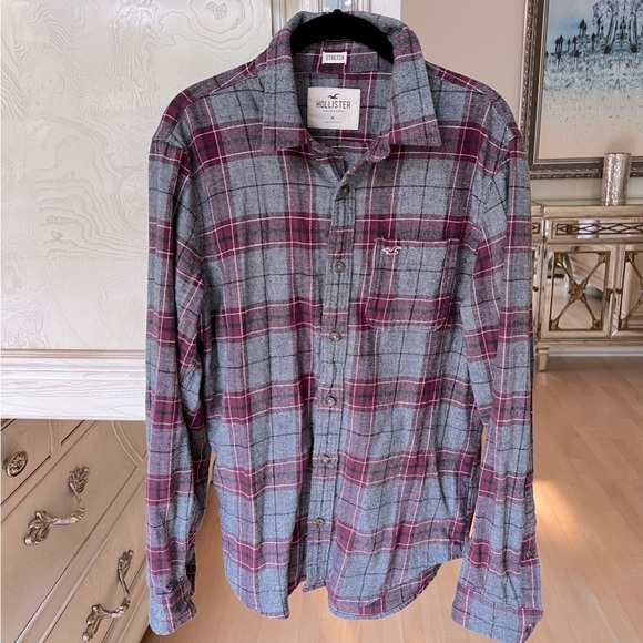 Hollister Other - Hollister Plaid Flannel Long Sleeve Button Down Shirt